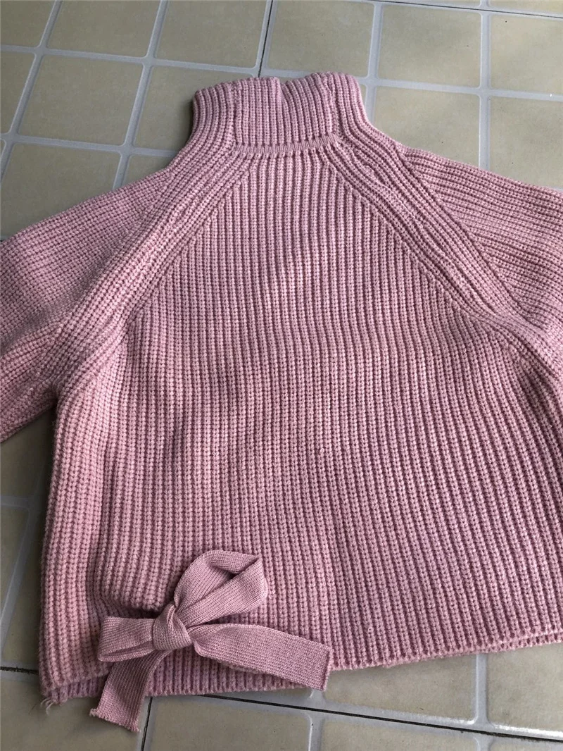 Spring Children Baby Sweaters Solid Color Turtleneck Boys and Girls Sweaters Knit Kids Pullover Casual Baby Girl Clothing 1-5 Y kids sweater