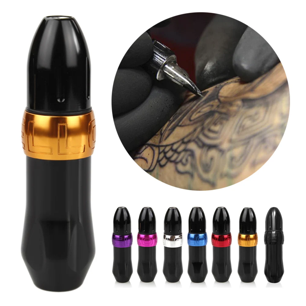 

1Pc Electric Tattoo Rotary Machine Pen Aluminum otor Tattoo Gun Permanent Makeup Machine For Eyebrow Body Makeup Art