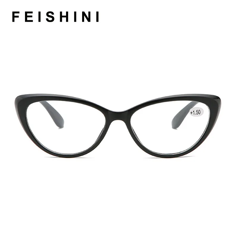 Feishini 2022 Новая европейская версия женских очков для чтения с диоптриями