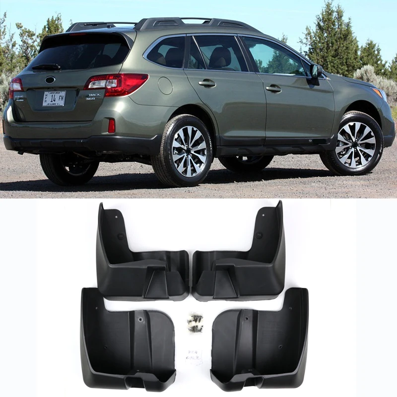 Комплект автомобильных брызговик s для Subaru Outback- брызговики брызговик крыло брызговиков спереди и сзади для укладки волос