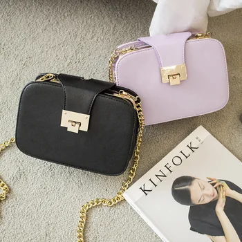 

New Ladies Cross-Body Women's Fashion Handbag Shoulder Bag Bag Phone Mini Bag Chain Square Sling Bag