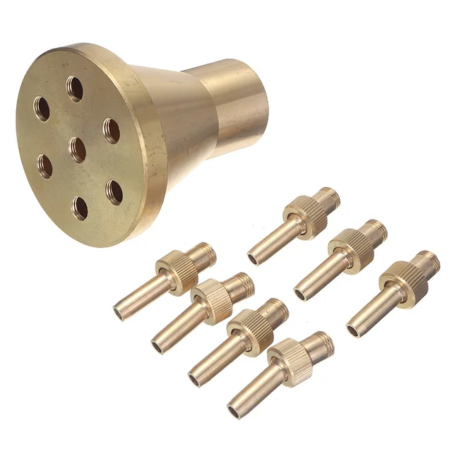 1In Dn25 Állítható Rézkút Fúvóka Spray -Sprinkler A Kerti Tóhoz Kiváló Minőségű Virág Szökőkút -Fej - Image 5