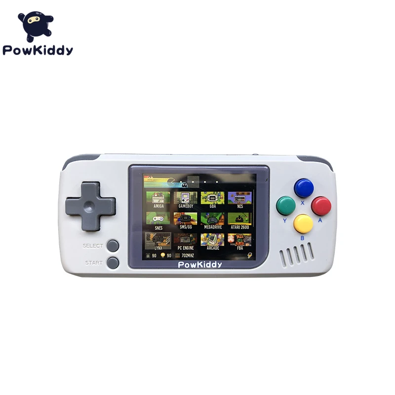 gray Powkiddy Q70 открытая система видео игровая консоль Ретро ручной, 2,4 дюймовый экран портативный детский игровой плеер с картой памяти 32 Гб - Цвет: gray