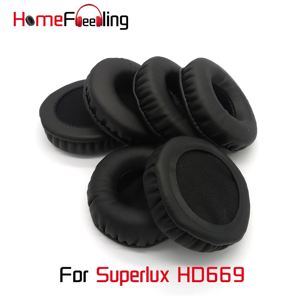 

Homefeeling Ear Pads For Superlux HD669 Earpads Round Universal Leahter Repalcement Parts Ear Cushions