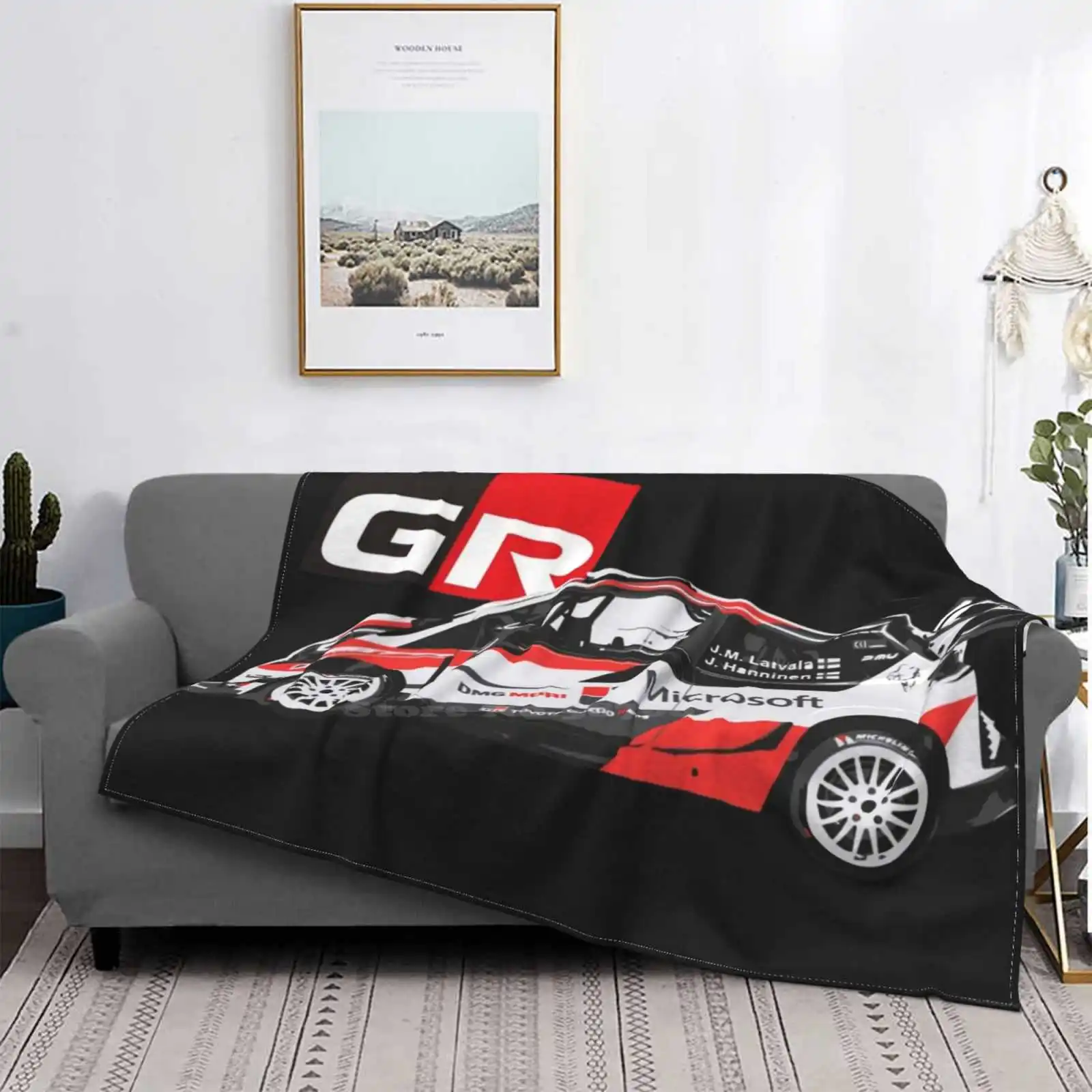 Wrc Gr Yaris - Gazoo Racing Vendita Calda Stampa Coperta Di Flanella Di Alta Qualità Sti Wrx Wrx Sti Sportscar Evo Rally Impreza Supercar