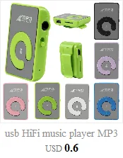 Usb HiFi музыкальный плеер MP3 walkman воспроизводитель мини USB Клип mp3 плеер воспроизводитель mp3 ЖК-экран Поддержка 32 ГБ Micro SD TF карта