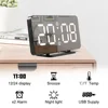 Digital Mirror Alarm Clock LED Wall Table Electronic Temperature Clocks Multifunction Watch Home Decoration Clock ► Photo 2/6