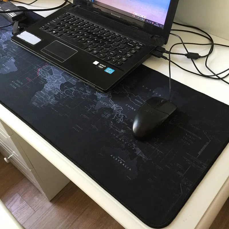 Большой коврик для мыши Коврик для мыши игровой геймер клавиатура и мышь ноутбук компьютерный стол коврик карта мира xxl офисный домашний коврик для мыши