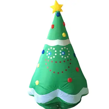 

1.6M LED Decorative Lights New Year's Christmas Tree Decorations Party Up Giant Inflatables Christmas Tree For Home Decoration