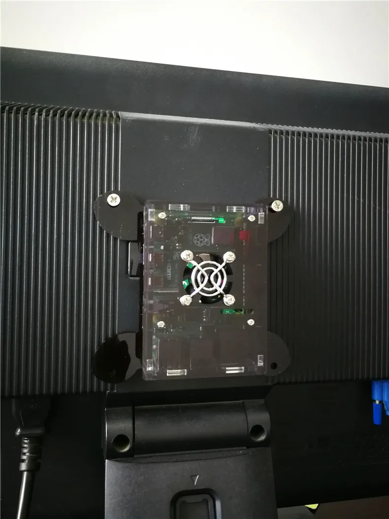Raspberry Pi 4 Чехол настенный большой дисплей акриловый прозрачный цвет защита для Raspberry Pi 4 Модель B
