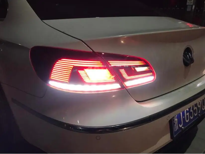 Динамический движущийся 2013~ год задний фонарь для Volkswagem CC задний фонарь автомобильные аксессуары светодиодный DRL Taillamp для CC противотуманных фар