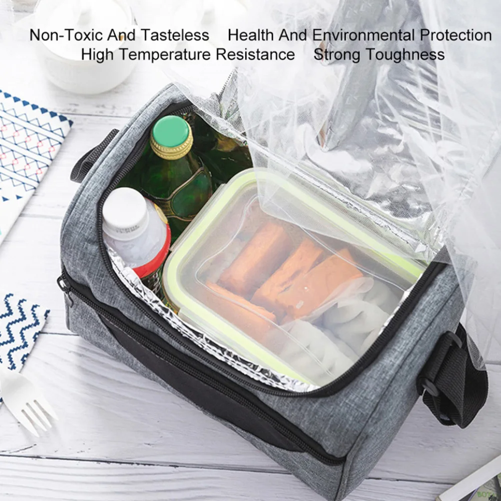 Портативный водонепроницаемый Термоизолированный ручной ланч-мешок Bento Box Holder Pouch