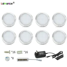 3/4/6/8/10 шт. светодиодная подсветка под шкаф Кухня светильник s 12V лампы дневного света переключатель дистанционного Управление дома шкаф для одежды шкаф витрина украшение ночной Светильник