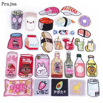 

Prajna Japanese Style Patch Cartoon Embroidered Patches For Clothing Iron On Patches On Clothes Applique For Kids Jacket Decor