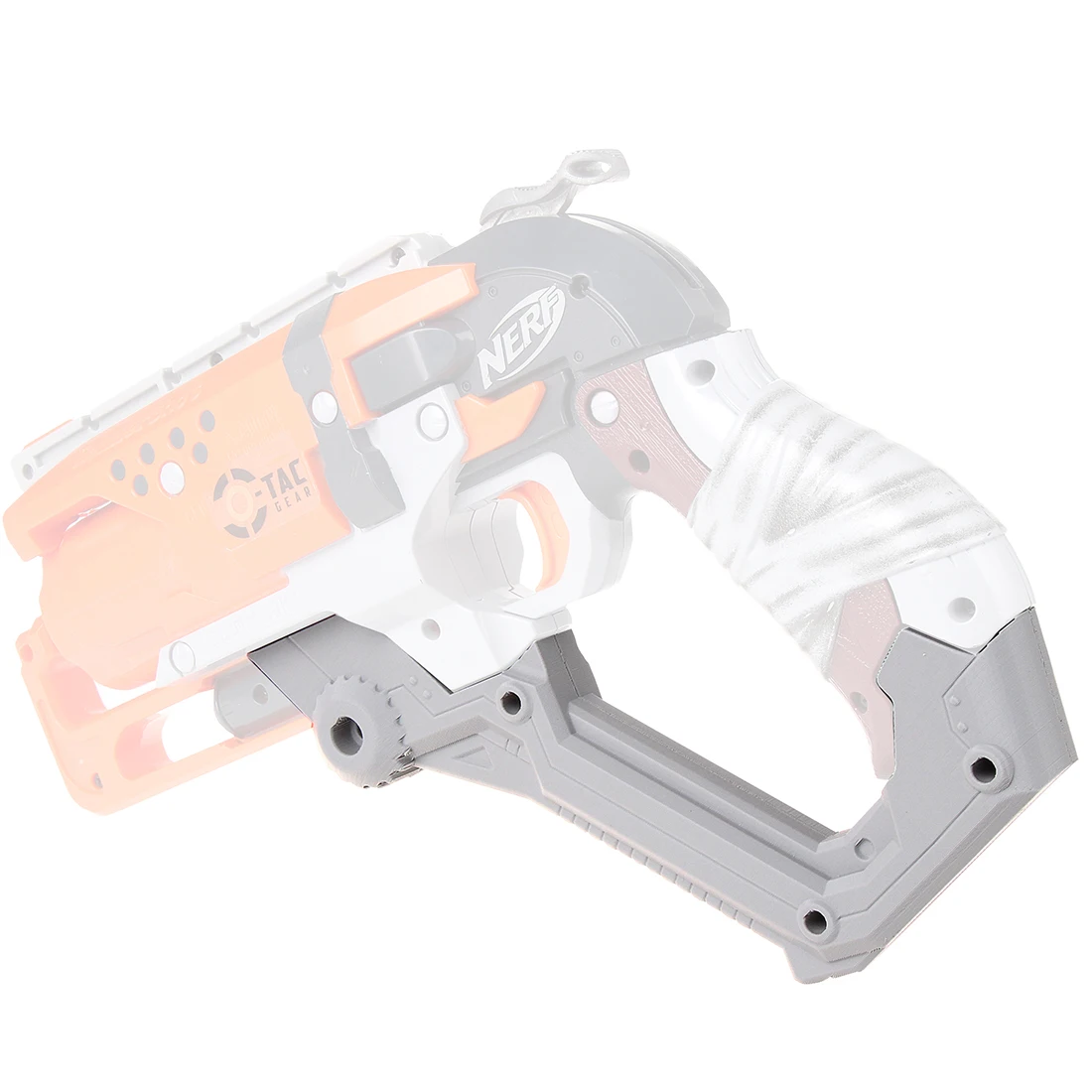 Рабочий F0414 № 217 Handguard комплект для NERF Zombie Hammershot-серый