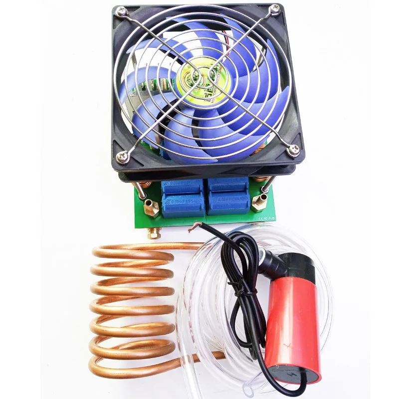 

3000W DC high frequency induction heating ZVS comes with buck + water pipe + water pump + coil without power supply