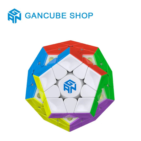 Gan 3x3 Megaminxeds, волшебные кубики, без наклеек, скорость, профессиональная 12 Сторон, головоломка, Cubo Magico, обучающая игрушка для детей