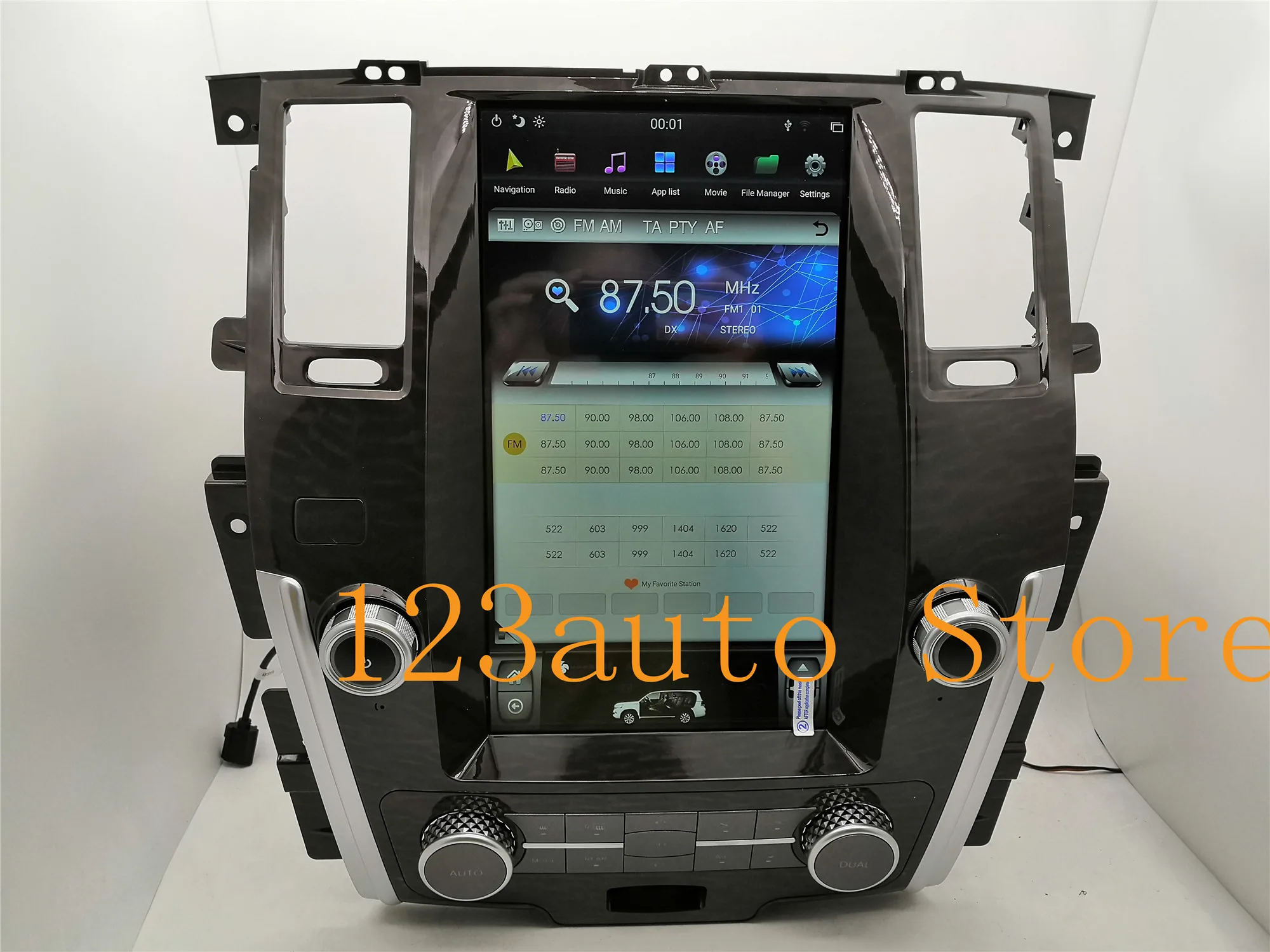 13,6 inch вертикальный Тесла Стиль Android 8,1 авто автомобиль DVD gps плеер naivigation для NISSAN PATROL 2010- Радио Аудио PX6 HDMI