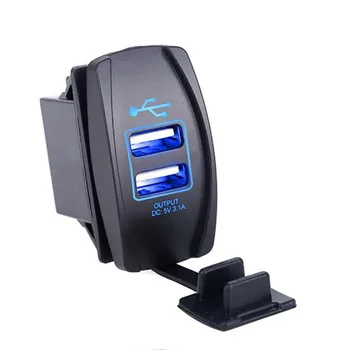 

Dual USB Ports Power Adapter Outlet Universal Car Cigarette Lighter Socket Splitter Charger 3.1A