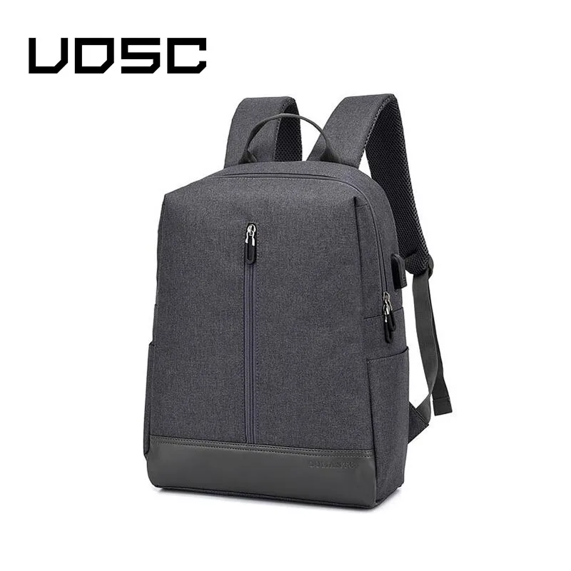 UOSC модный мужской рюкзак для ноутбука USB порт водонепроницаемый рюкзак для путешествий большой емкости студенческий школьный рюкзак для колледжа