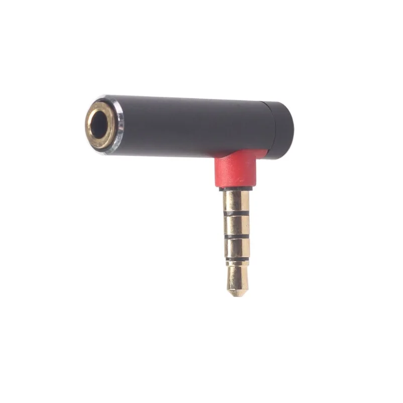 10pcs lot 3 5mm Male to Female 90 Degree Right Angled Adapter Converter Headphone Audio Microphone Jack Stereo Plug Connector