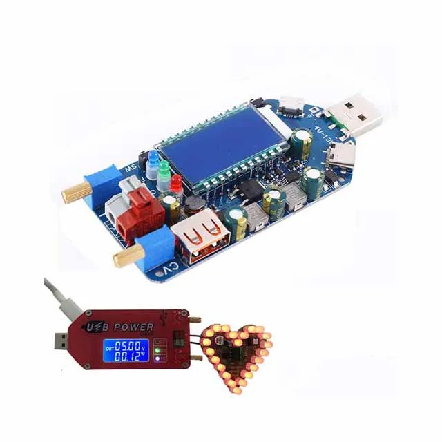 

A23-- USB Step UP Power Supply Module 15W Converter LCD Display DC adjustable ZK-DP3A USB CVCC Boost Voltage Converter