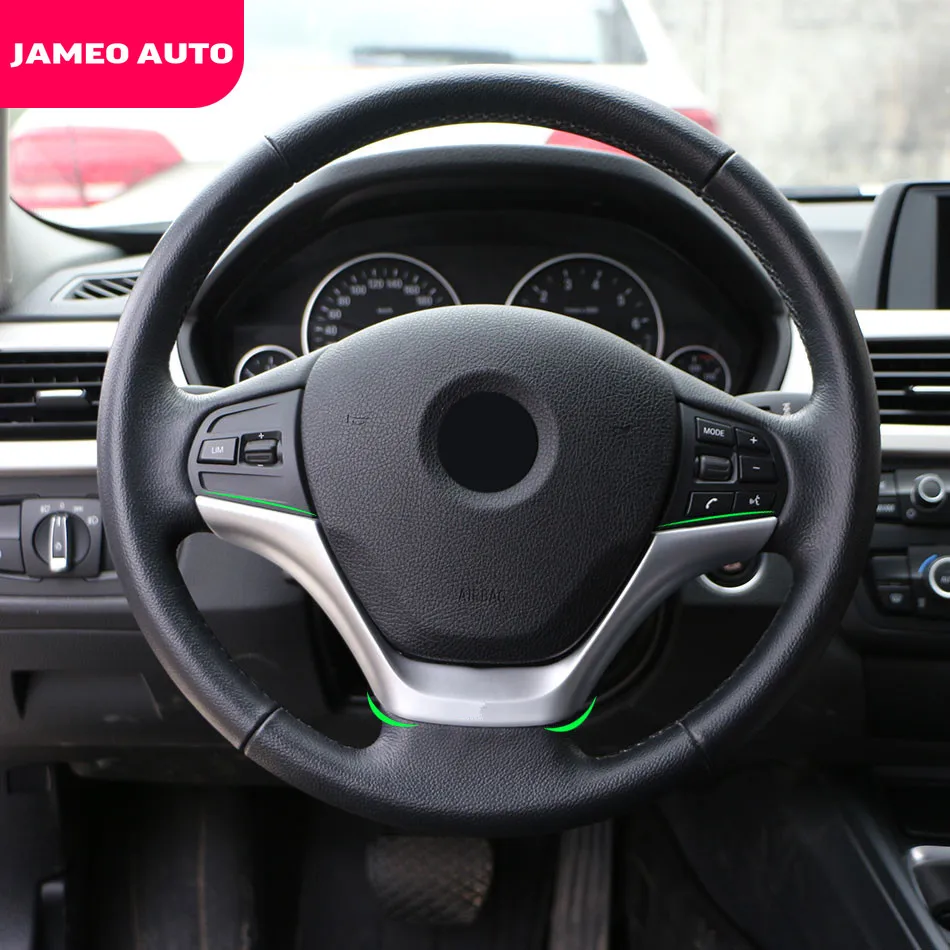 Авто накладка на руль Jameo для BMW 3 серии F30 316i 318d 320d 1 F20 114i 116i 118i 2013 2017|Лепнина