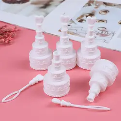 2019 новые белые торт пустые пузырьки мыла бутылки романтическая одежда для свадьбы, дня рождения декор событие, фестиваль поставки малыш