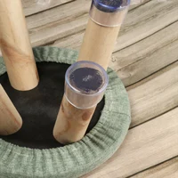 4pcs/set Chair Table Foot Caps Protector Silicone Non-slip Pads Legs for Furniture Hole plugs Dust Cover Furniture Leveling Feet 3
