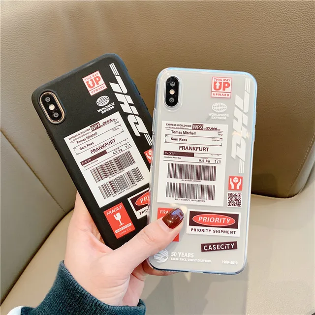 Funny DHL Barcode Phone Case for Huawei Smartphone - Free Worldwide ...