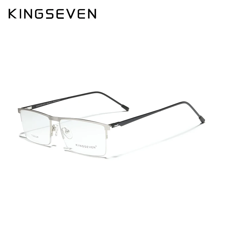 KINGSEVEN 2020 оптические очки из титанового сплава Мужские квадратные для
