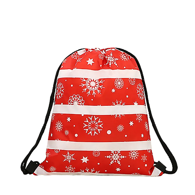 Новинка, Хит, Мультяшные женские рюкзаки, сумка на шнурке, Рождественский рюкзак для детей, школьный, пляжный, дорожная, сумка для покупок