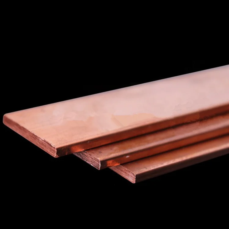 

10Pcs Pure Copper Row 83mm x 50mm x 6mm Copper Stick T2 Copper Bar Copper Billet TMY Copper Block red copper Flat copper platoon