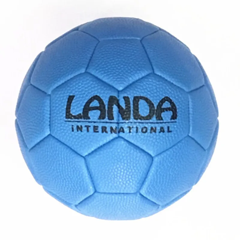 blue handball High Quality Genuine soft PU Material Official Size 1 2 3