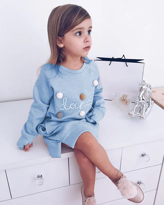 FREE SHIPPING Children Mini Dress JKP4447