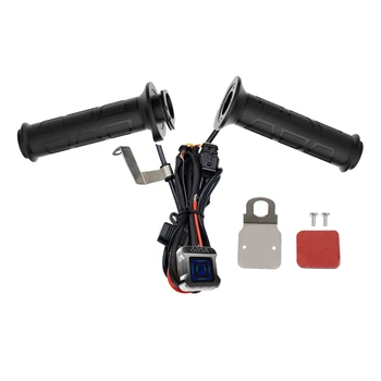 

Motorcycle Grips Adjustable Three-Speed Temperature Control Independent Switch Electric Heated Molded Hand Warmers