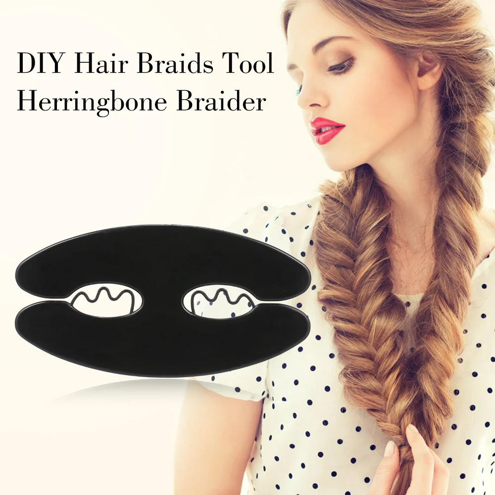 Популярная стильная заколка для волос в елочку, Fishbone, дамская модная заколка для волос, инструмент для плетения волос, пластиковая заколка для волос, инструмент для укладки волос