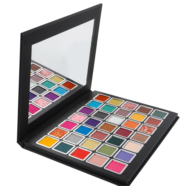 28pcs Iron Pan Empty Eyeshadow Palette Wear Resistant Stable Firm Magnetic  Makeup Palette Portable with Round - AliExpress