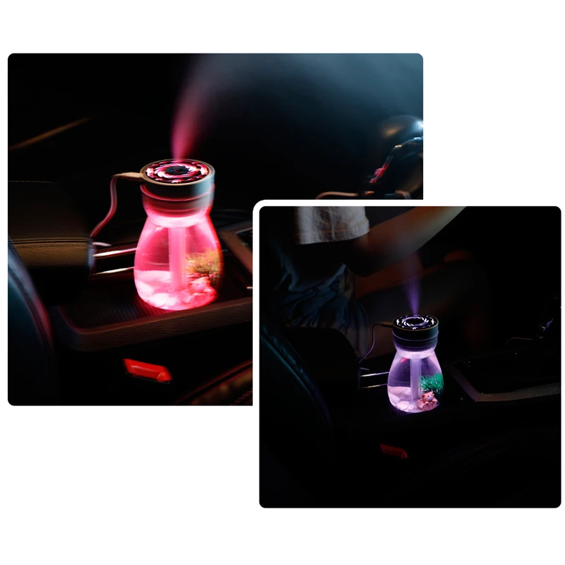 ELOOLE LED Lamp Bulb Air Humidifier For Home&Car USB Ultrasonic Essential Oil Diffuser Atomizer Air Freshener Mist Maker
