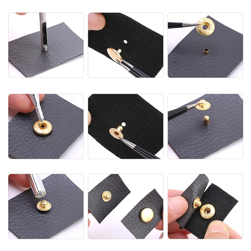180PCS Sew on Snaps Button, Metal Snaps Fastener Press Studs Fastener for  Bag Clothes DIY Craft, 8mm/10mm/12mm/15mm - AliExpress