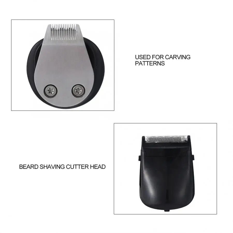 Rechargeable Electric Hair Clipper Hair Trimmer Cutter Beard Shaver EU Plug 100-240V Hair Cutting Machine