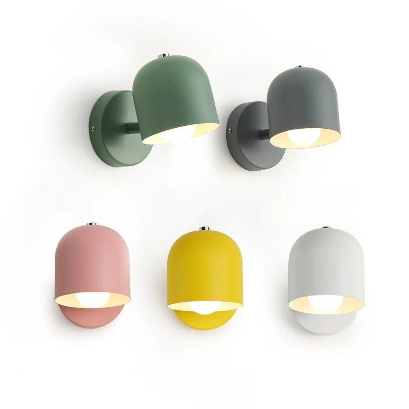 

Европейский стиль, настенная лампа для гостиной, домашний декор для кровати в стиле лофт, прикроватное настенное зеркало, современные светодиодные светильники для ванной комнаты, осветительный прибор E27