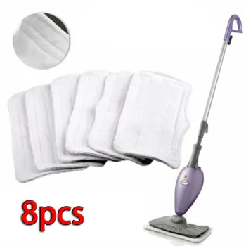 

8pcs Microfiber Replacement Pads For Shark Steam Mop S3251 S3202 XT3010 Tool 16 * 28cm / 6.3 * 11inch
