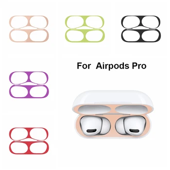 

Colorful Protective Sticker Case Skin Dust-proof for Apple Airpods Pro Dust Guard for Apple Airpods Pro Earphones Charging Box
