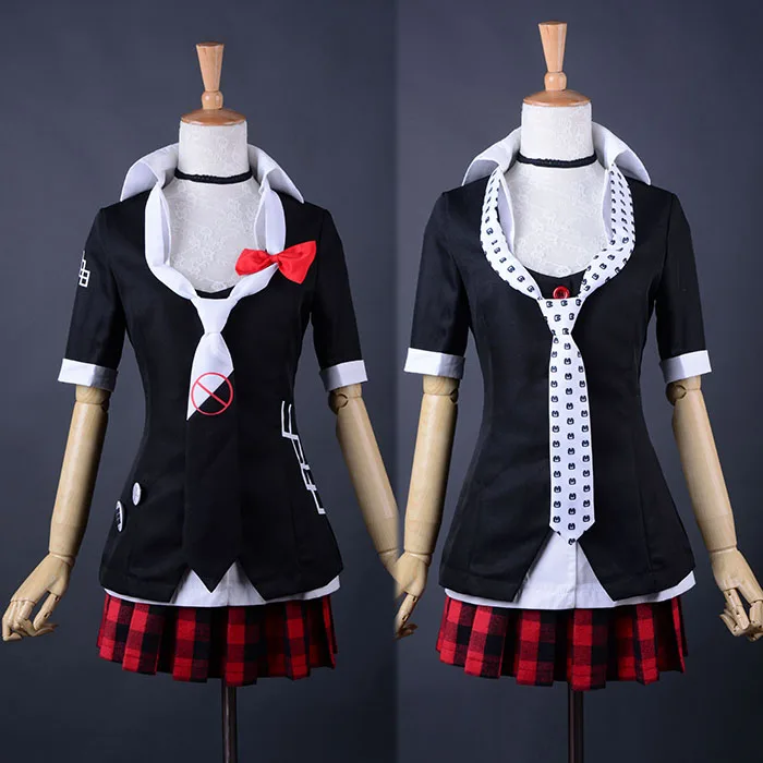 Danganronpa cosplay Junko Enoshima embolicitement Inushio Kimuchi Symbol Mark Sign Dangan-Ronpa Trigger Happy Havoc Косплей Костюм |