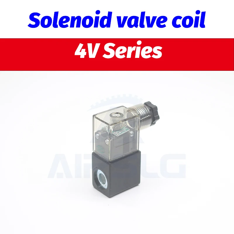 valve solenoid coil 4V210-06 08 4V220-06/08 4V230C 2P025-06/08 2V025-06/08 3V1-06 plug type 24VDC 12V DC 220V AC 110V AC 220V