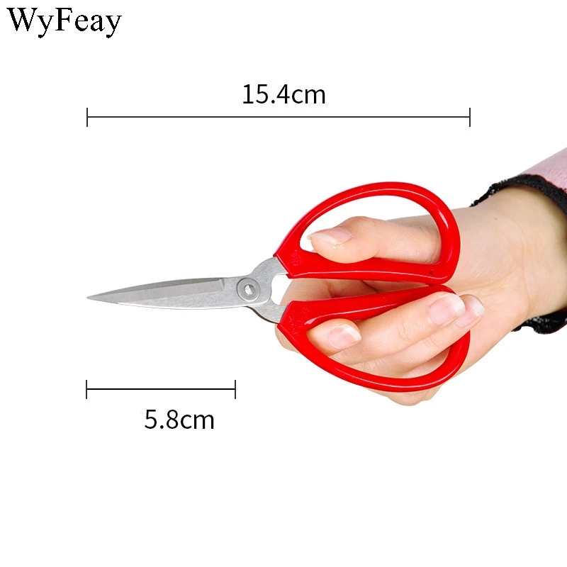 Stainless Steel Sewing Scissors sewing scissors tailor scissors paper scissors household scissors sewing supplies Strong Shears Embroidery Leather Fabric Household Paper Cutting Tailor Scissors
