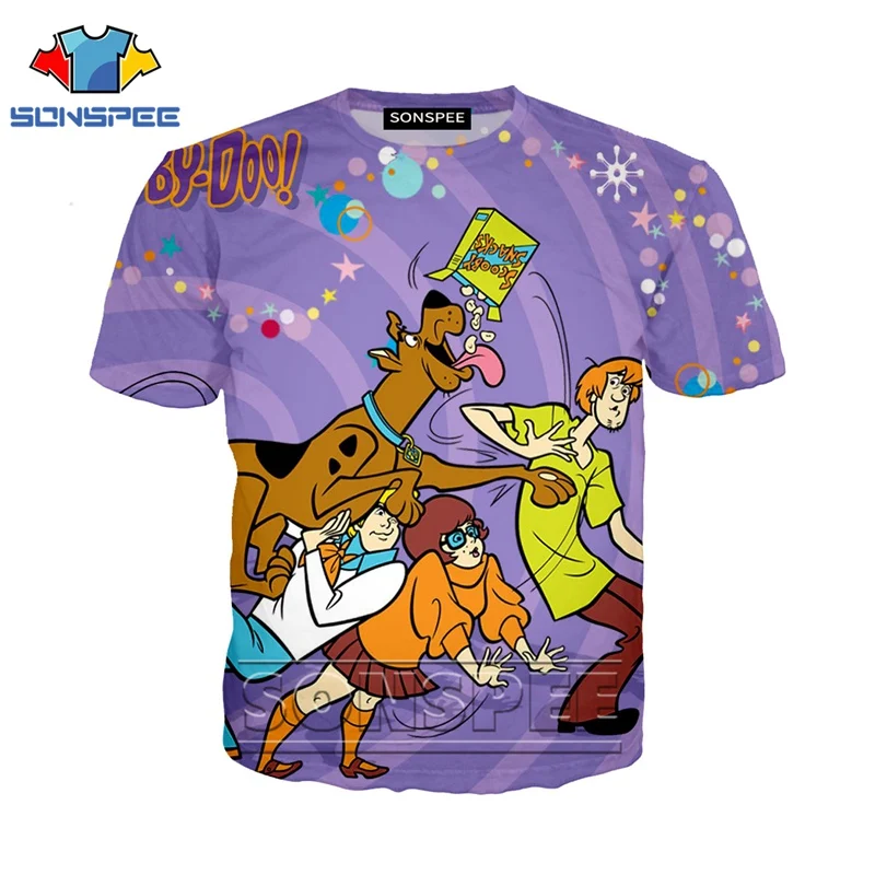10 Футболка с 3d принтом аниме для мужчин и женщин, homme Scooby, модная футболка для детей, doo Harajuku, сексуальные футболки с собачкой, Забавные футболки, homme, футболка A09 - Цвет: 10