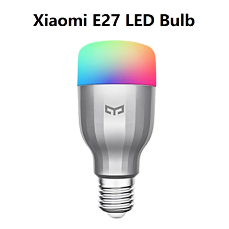 Yeelight умный светодиодный цветной лампочка 800 люмен 10 Вт E27 лимонная умная лампа для Mi Home App белый/RGB опция - Цвет: 1pcs E27 led