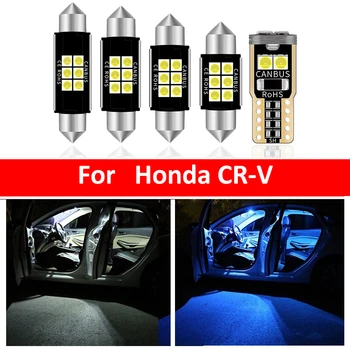 

9Pcs Car White Interior LED Light Bulbs Package Kit For Honda CR-V 2002-2006 Map Dome Trunk Lamp Iceblue